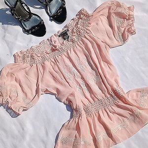 Peachy Boho Top